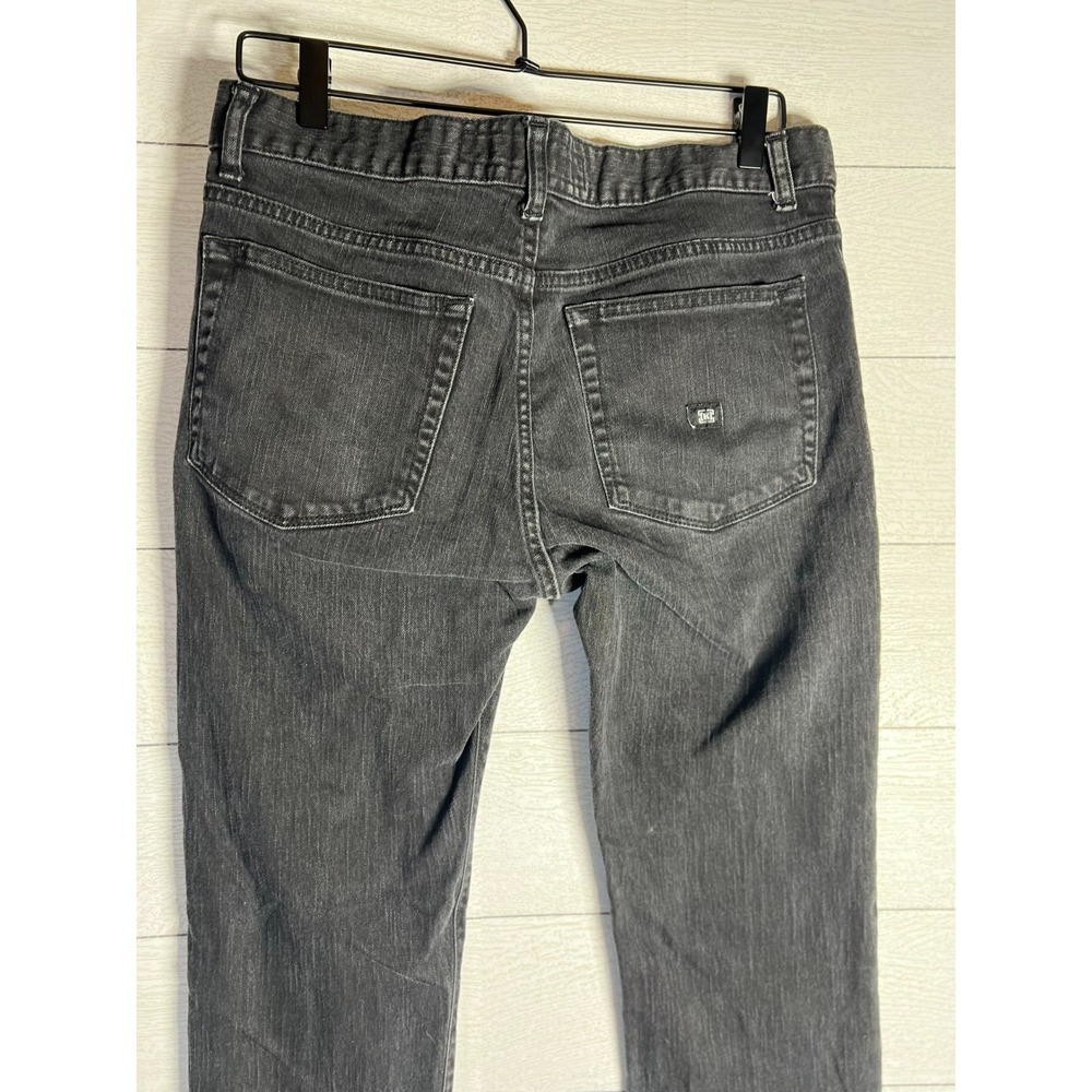 Krew Mens Black Denim 32x31 Buttonfly Y2K Slim Style K45572 - Picture 5 of 16